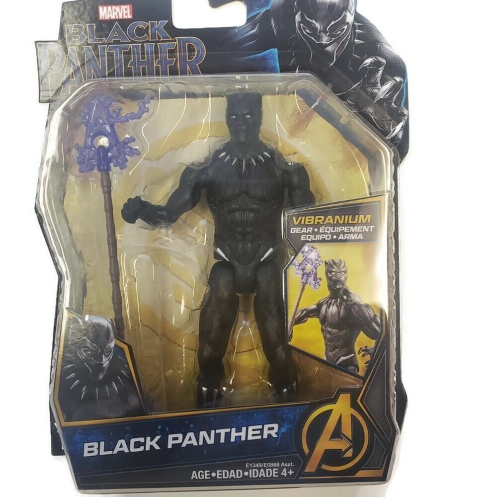 Marvel Avengers Black Panther 5 Inch Action Figure Vibranium Hasbro Age 4+